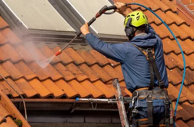 Démoussage et hydrofuge de toiture à Gariès